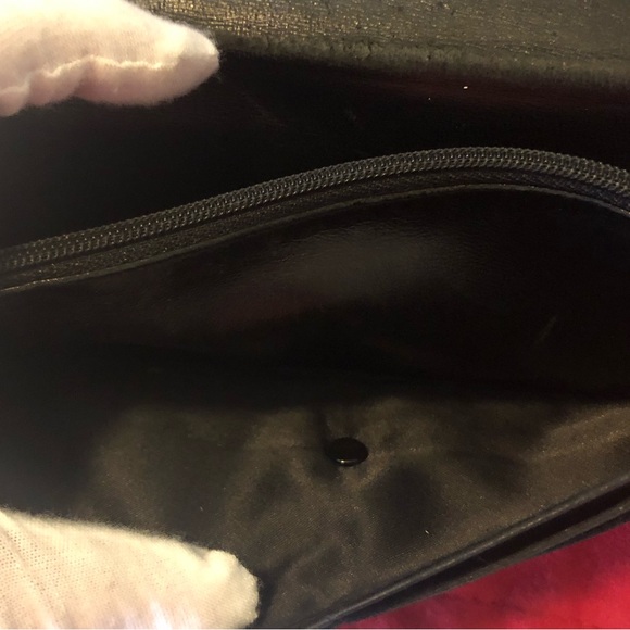 CHANEL Bifold Long Wallet Black 99’ New Travel-Line Coco Mark Nylon Leather COA - Picture 6 of 16